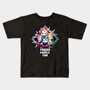 Forced Family Fun - Gamer Cat Kids T-Shirt